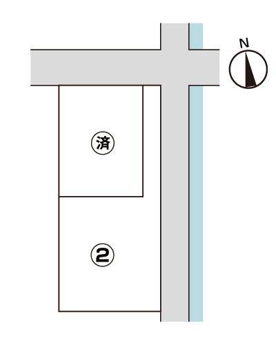 黒部市生地神区226-1地内 区画図